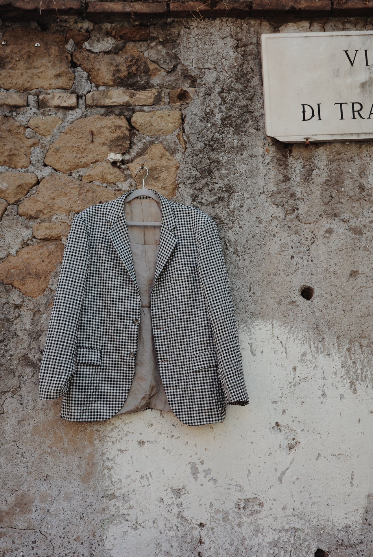 1960s Striped Embroidered Last Supper Blazer