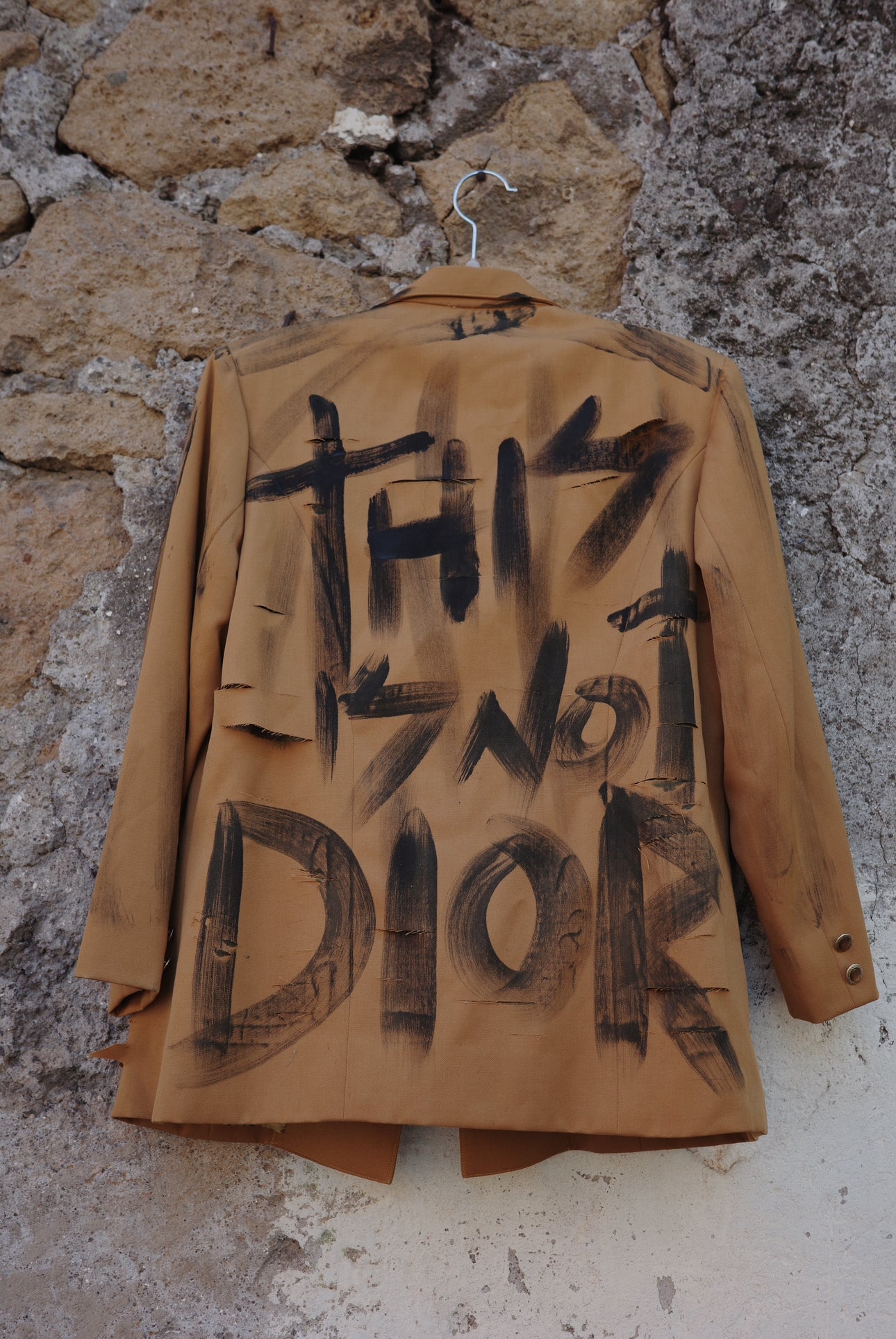 This is Not Dior 1970s Golden Blazer